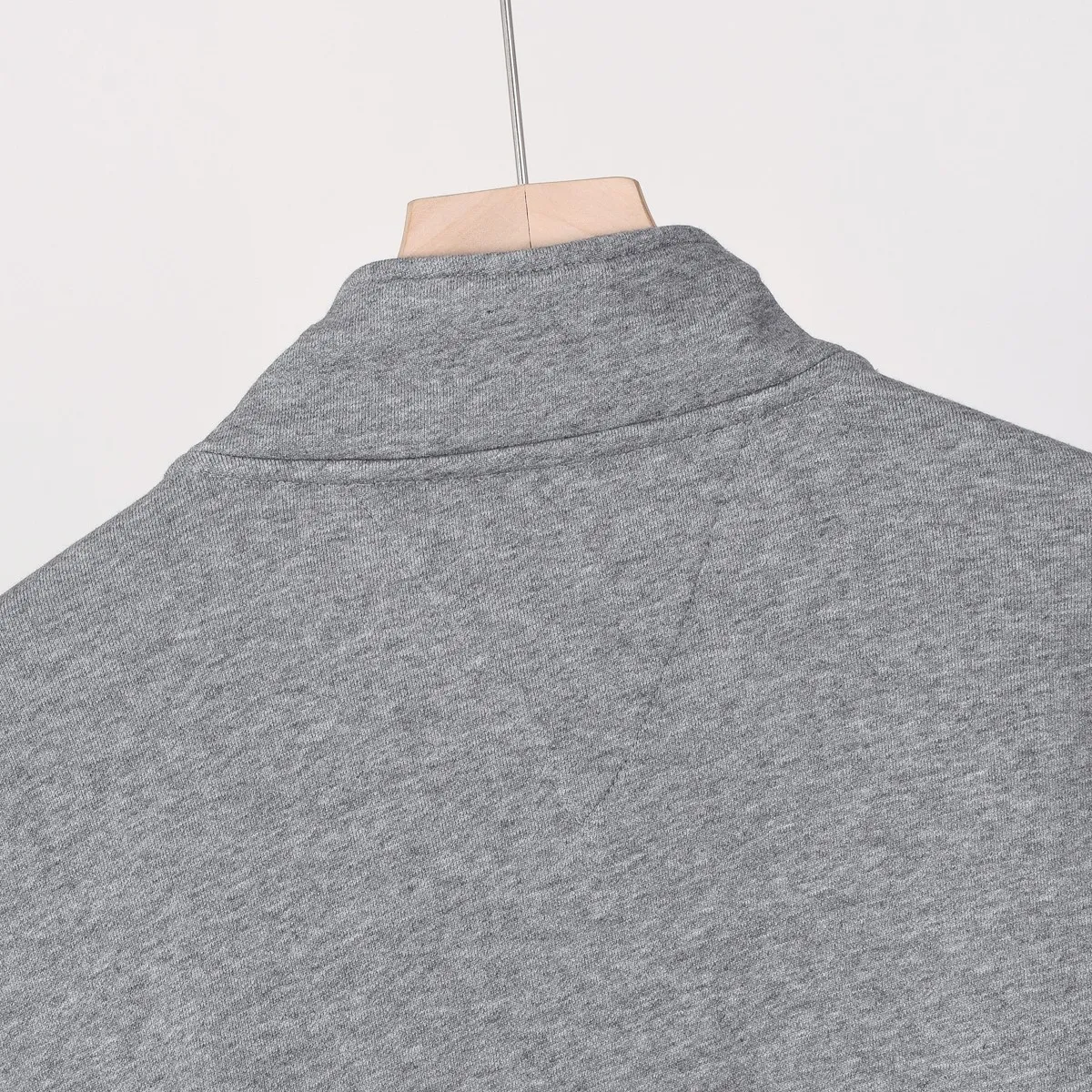 P220 802# Tommy zipper stand collar sweatshirt jacket Color: black gray royal blue Size: M-XXL Fabric: 350g cotton terry
